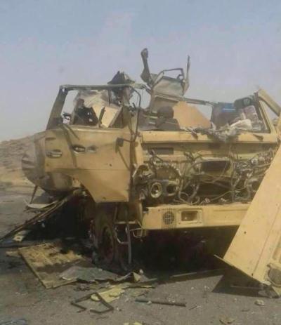 مدرعات معطوبات في مارب