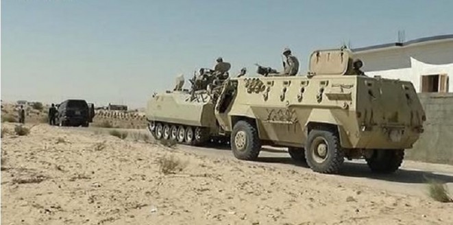 مقتل 3 مجندين في انفجار عبوة ناسفة بشمال سيناء المصرية