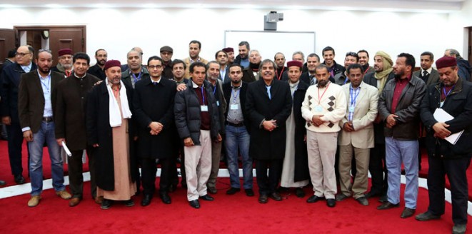 التوصل إلى صيغة توافقية لمسودة الدستور الليبي الجديد